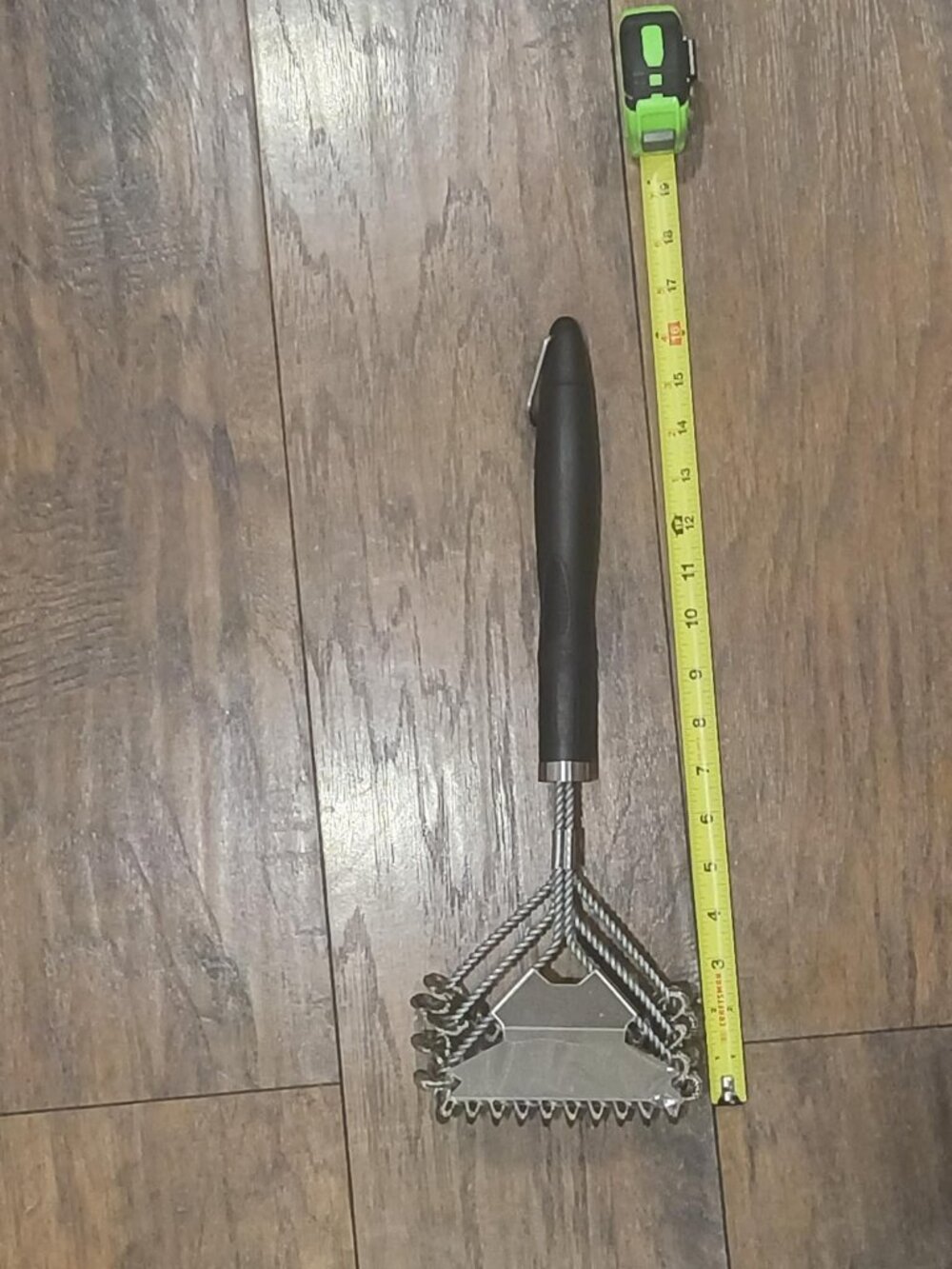BBQ Grill Cleaning Tool 16.5in Brush Stainless Steel Scraper Bristles - Picture 7 of 10